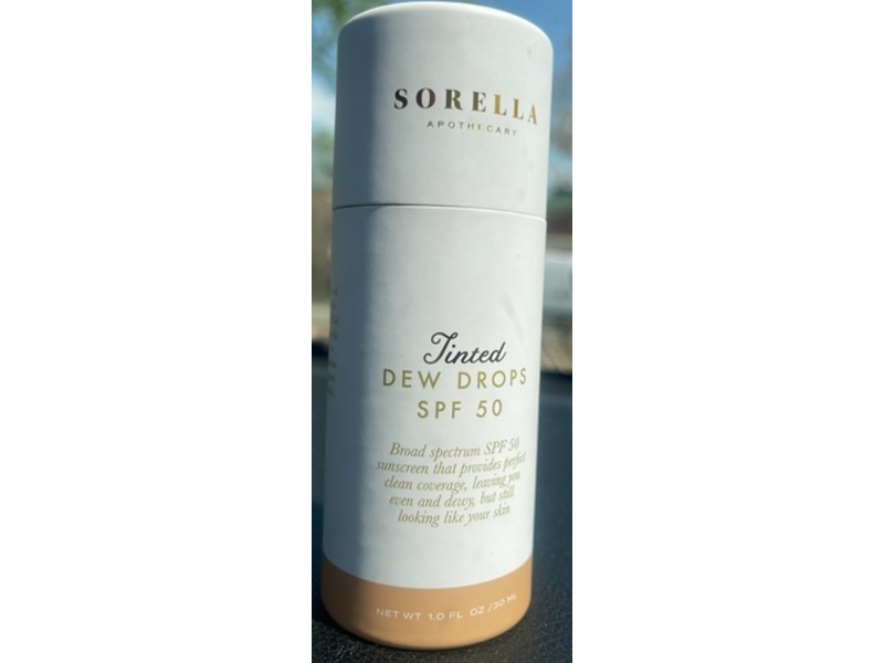 Sorella Apothecary Tinted Dew Drops, SPF 50, Tint 1, 1.0 fl oz/30 mL