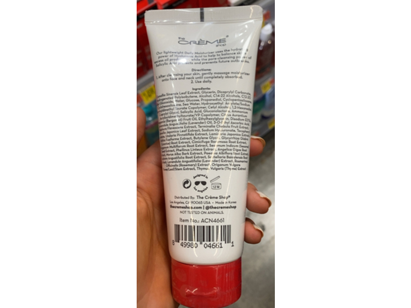 The Creme Shop What Acne? Daily Moisturizer, 5.4 fl oz/160 mL