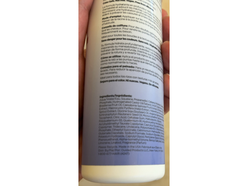 Ouidad Curl Reboot Nourish + Strength Leave-In, 8.5 fl oz/250 mL