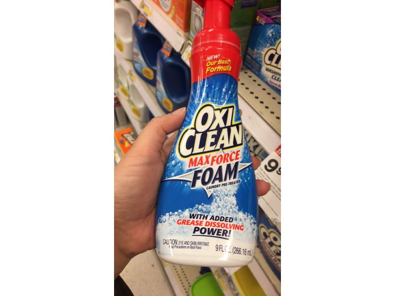 OxiClean MaxForce Foam Stain Remover Foam, 9 fl oz (Pack of 3)