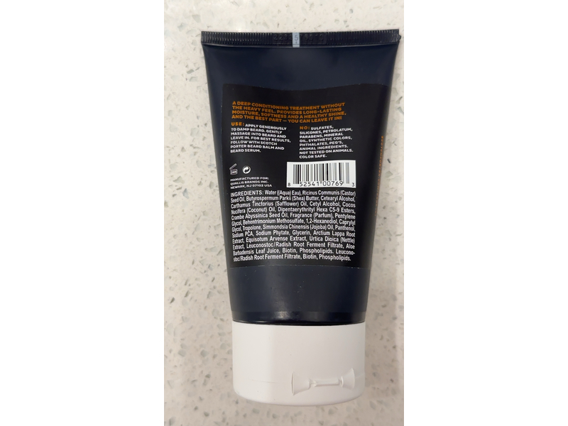 Scotch Porter Restorative Leave-In Beard Conditioner For Men, Smooth & Silky, 4 oz/118 mL