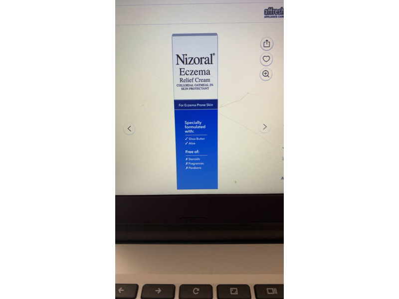 Nizoral Eczema Relief Cream, 4 oz/113 g