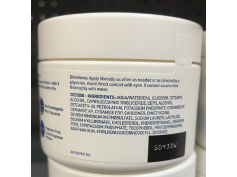 CeraVe Moisturizing Cream, Normal to Dry Skin,12 oz/340 g