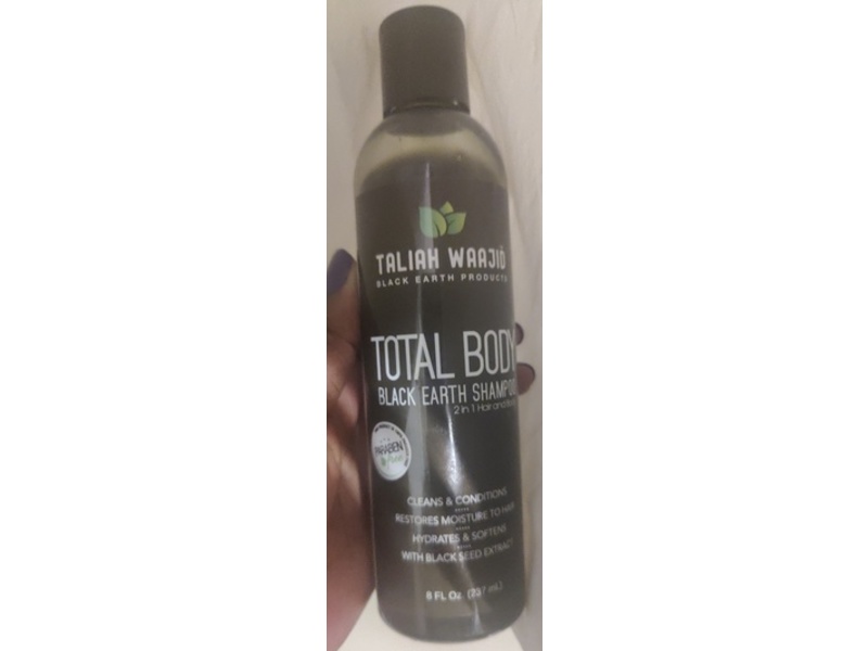 Taliah Waajid Black Earth Products Total Body Black Earth Shampoo, 8 fl oz/237 mL
