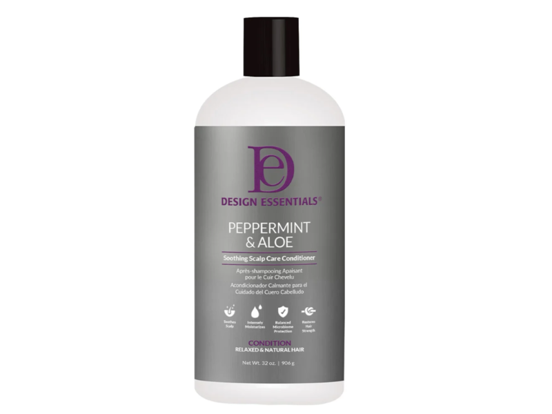 Design Essentials Soothing Scalp Care Conditioner, Peppermint & Aloe, 32 oz/906 g