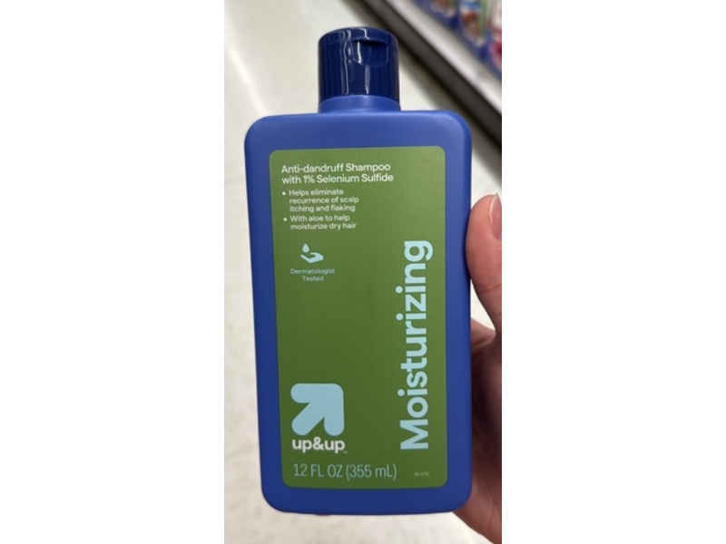 Up & Up Moisturizing Anti-Dandruff Shampoo, 1% Selenium Sulfide, 12 fl oz/355 mL