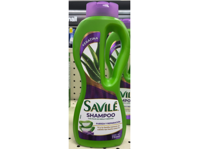 Savile Shampoo, Aloe Pulp & Keratin, 24.7 fl oz/730 mL