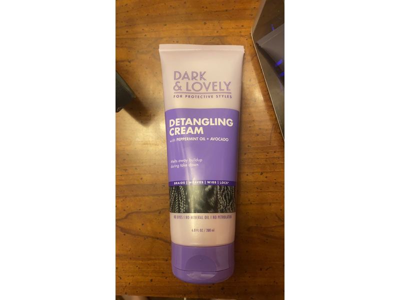 Dark & Lovely For Protective Styles Detangling Cream, 6.8 fl oz/200 mL