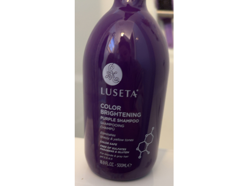 Luseta Color Brightening Purple Shampoo, 16.9 fl oz/500 mL