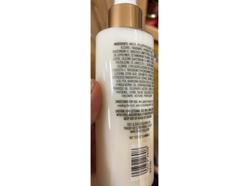 Trader Joe's Leave In Conditioner, 6 fl oz/177 mL
