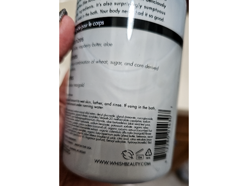 Whish Bath & Body Gel, Kabosu Sea Salt, 13 fl oz/390 mL