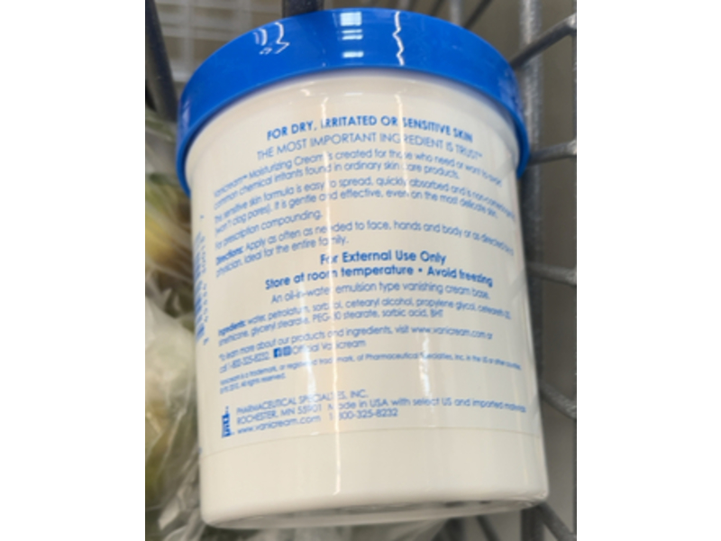 Vanicream Moisturizing Cream, 1 lb (453 g)