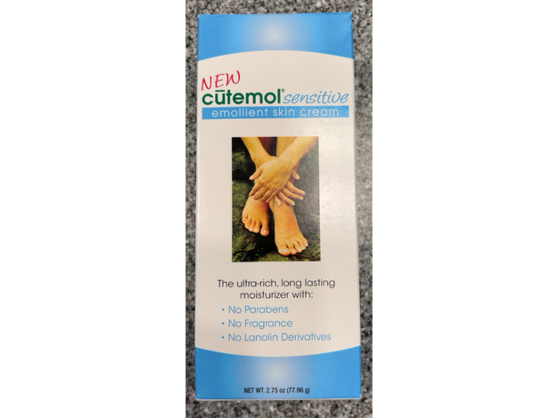 Cutemol Emollient Skin Cream, 2.75 oz/77.96 g
