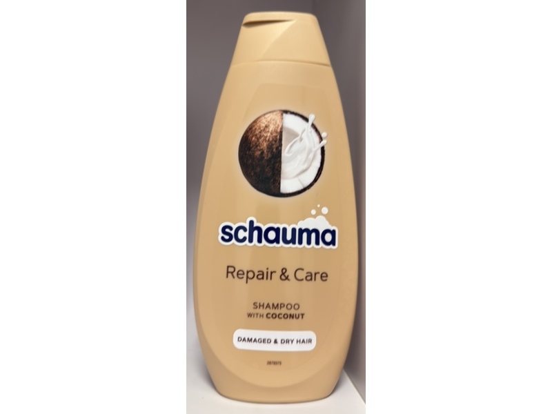 Schauma Repair & Care Shampoo, Coconut, 400 mL
