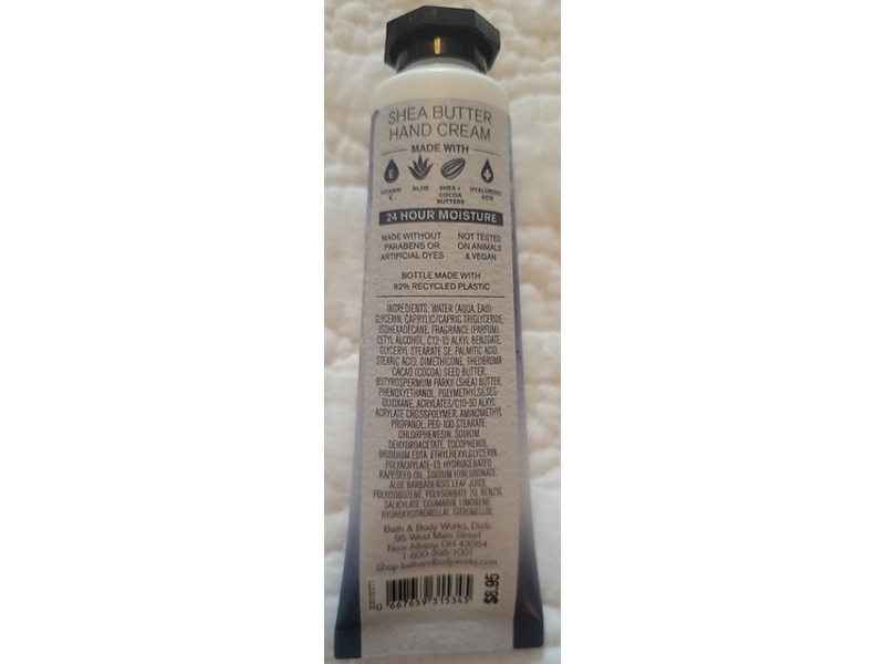 Bath & Body Works Shea Butter Hand Cream, Frosted Coconut Snowball , 1 fl oz/29 mL