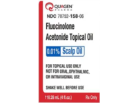 Fluocinolone Acetonide Topical Oil 0.01%, 4 fl oz/118.28 mL, Quagen Pharmaceuticals (Rx) - Image 2