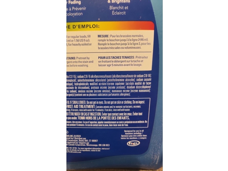 Persil Everyday Clean Liquid Detergent, Original, 153 Loads, 240 fl oz/7.09 L