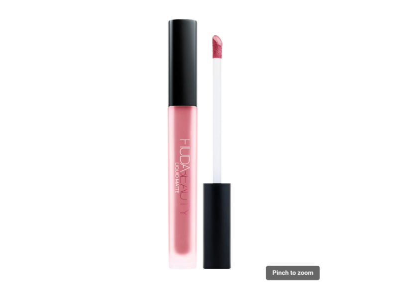 Huda Beauty Liquid Matte Lipstick, Baby Doll, 0.14 oz/4.2 mL
