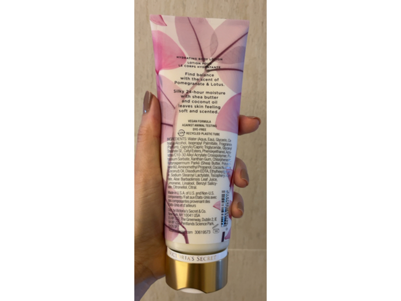 Victoria's Secret Balance Hydrating Body Lotion, Pomegranate & Lotus, 8 fl oz/236 mL