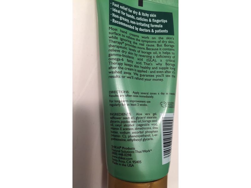 borage therapy hand cream