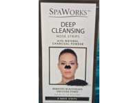 Spaworks Deep Cleansing Nose Strip, Charcoal Powder, 8 Count - Image 2
