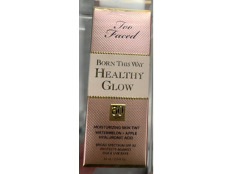 Too Faced Born This Way Healthy Glow Moisturizing Skin Tint, Sand, SPF 30, 2.0 fl oz/60 mL