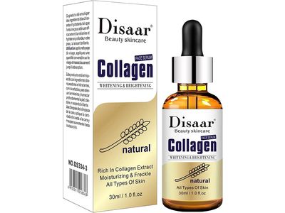 Disaar Beauty Skincare Collagen Face Serum, Natural, 1 fl oz/30 mL