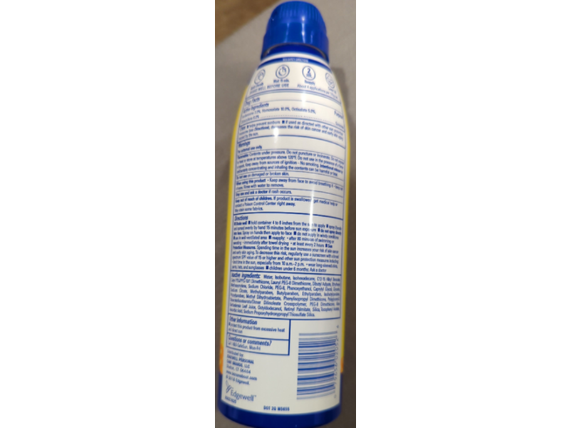 Banana Boat Powerstay Kids Sport Sunscreen Lotion Spray, SPF 50+, 8 oz/227 g