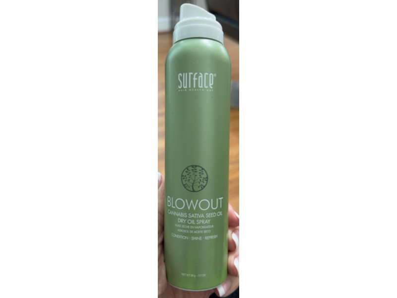 Surface Blowout Dry Oil Spray, Cannabis Sativa Seed Oil, 3.5 fl oz/99 g