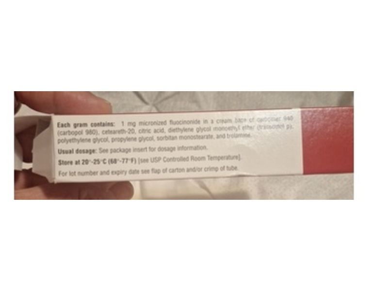 Fluocinonide Cream 0.1%, 30 g, Taro (Rx)