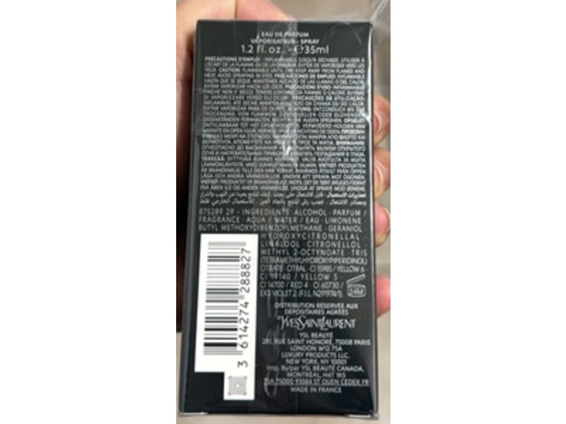 Yves Saint Laurent Eau De Parfum, Tuxedo, 1.2 fl oz/35 mL