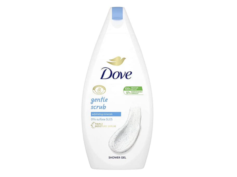 Dove Gentle Scrub Shower Gel, 500 mL