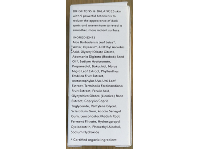 Naked & Thriving Illuminate Brightening BC+ Serum, 0.33 fl oz/10 mL