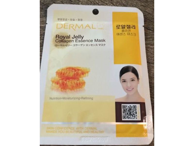 Dermal Collagen Essence Mask, Royal Jelly, 0.81 oz/23 g
