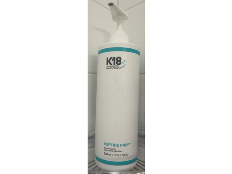 K18 Biomimetic Hairscience Peptide Prep Detox Shampoo, 31.5 fl oz/930 mL