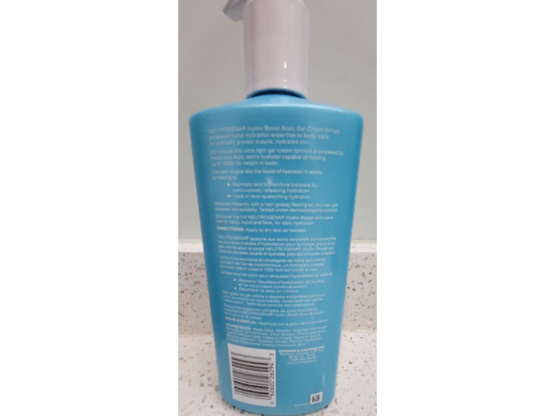 Neutrogena Hydro Boost Body Gel Cream, Normal to Dry Skin, 453 g