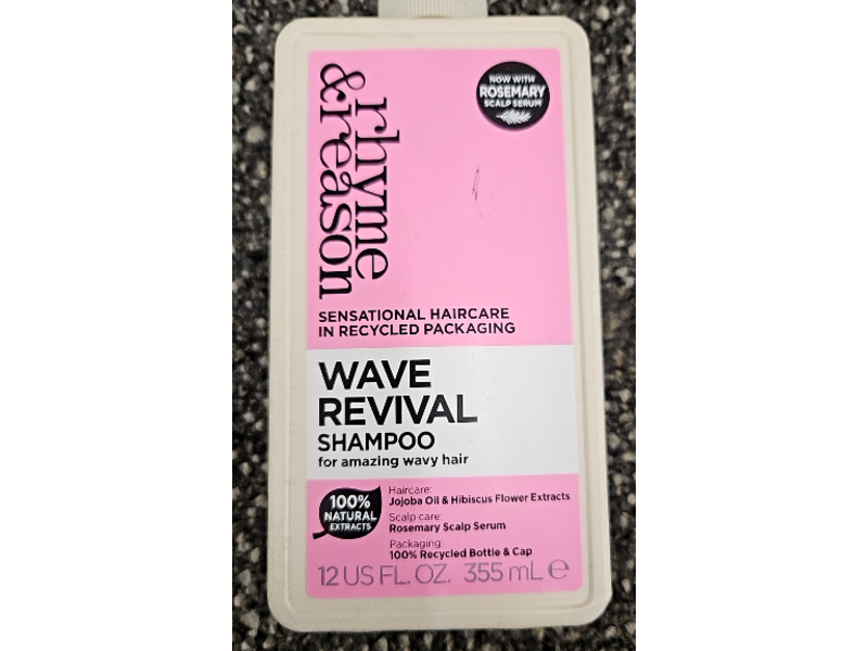 Rhyme & Reason Wave Revival Shampoo, 12 fl oz/355 mL