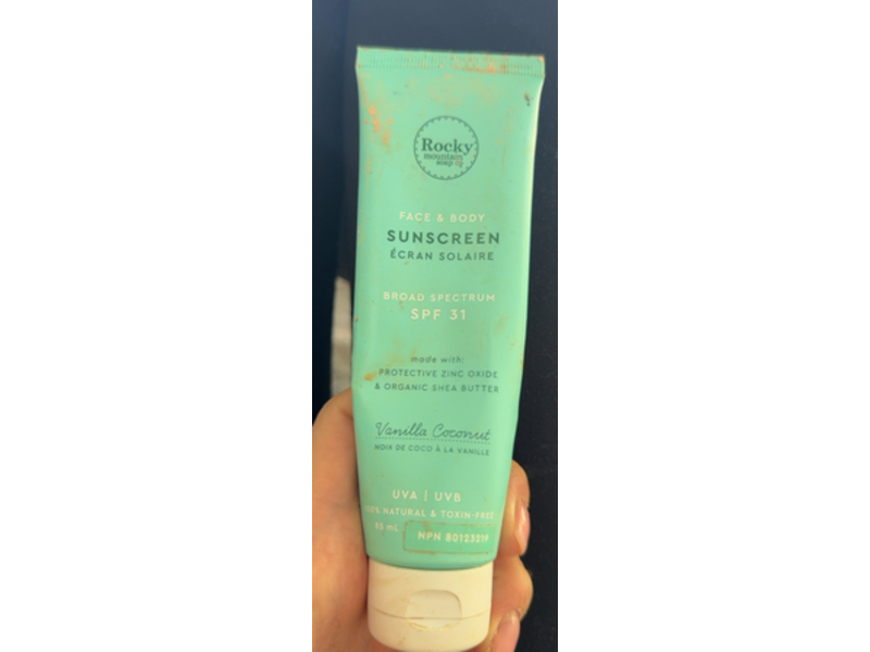 Rocky Mountain Soap Co. Face & Body Sunscreen, SPF 31, 85 mL