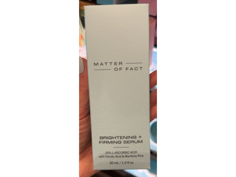 Matter Of Fact Brightening + Firming Serum, 20% L - Ascorbic Acid, Ferulic Acid & Maritime Pine, 1.0 fl oz/30 mL