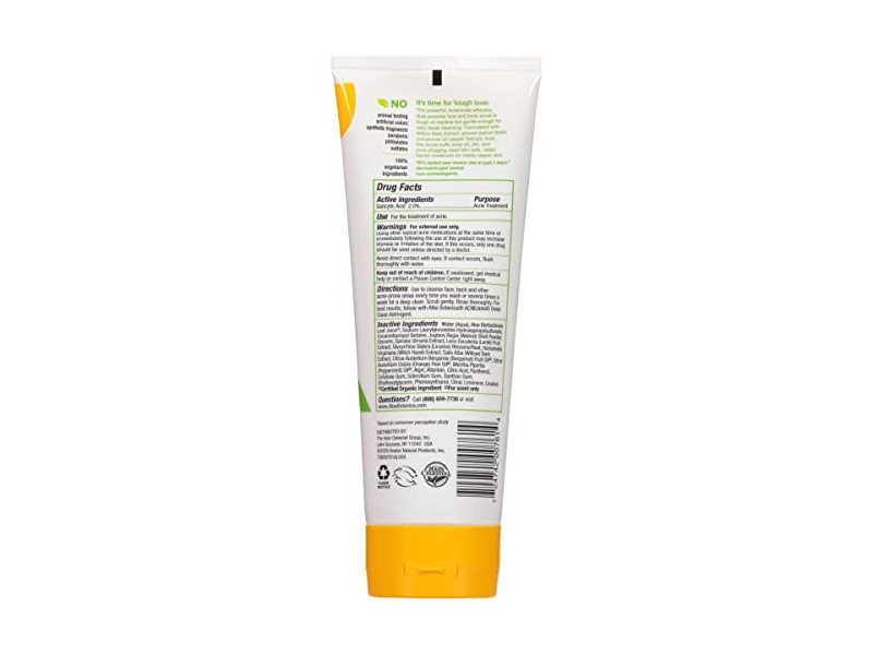 Alba Botanica Acnedote Maximum Strength Face & Body Scrub, 8 Oz