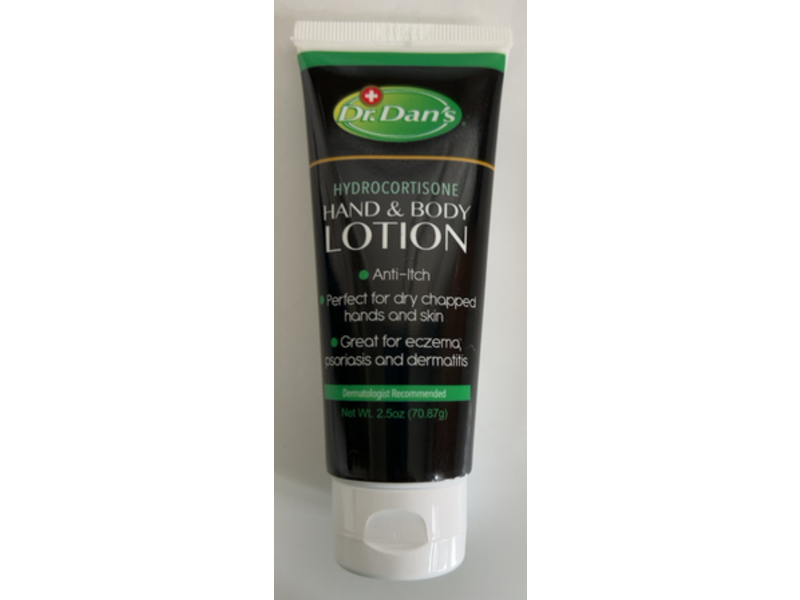 Dr. Dan's Hydrocortisone Hand & Body Lotion, 2.5 oz/70.87 g