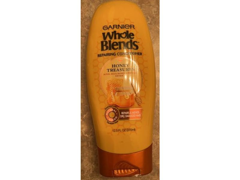 Garnier Whole Blends Repairing Conditioner, Honey Treasures, 12.5 fl oz/370 mL