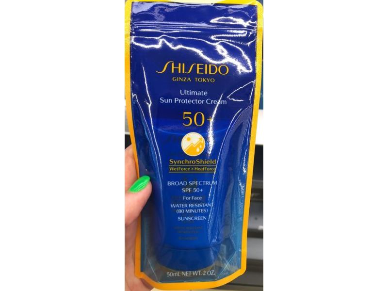 Shiseido Ultimate Sun Protector Sunscreen Cream, SPF 50+, 2 oz/50 mL