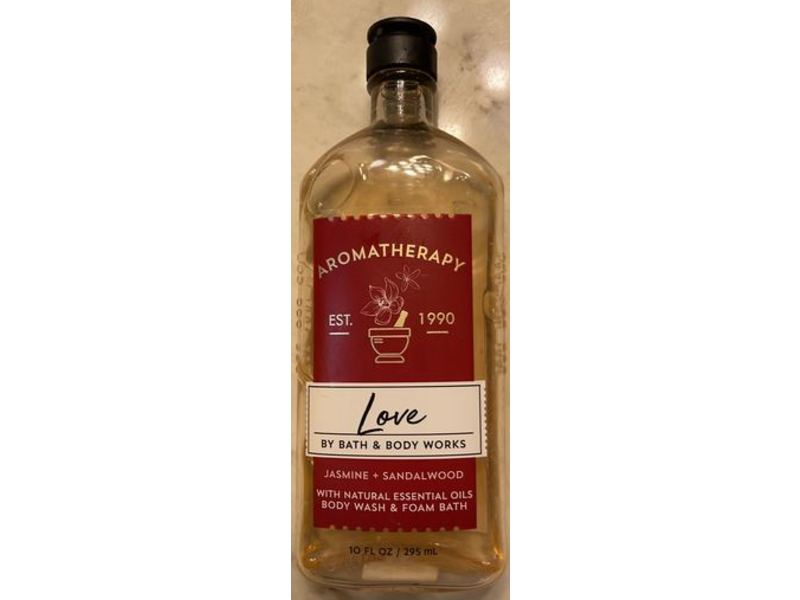 Bath & Body Works Aromatherapy Body Wash, Jasmine + Sandalwood, 10 fl oz/295 mL