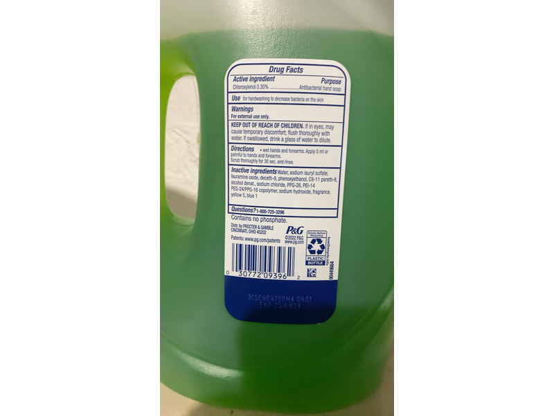 Dawn Ultra Antibacterial Liquid Dishwashing Soap, Apple Blossom Scent, 70 fl oz/2.07 L