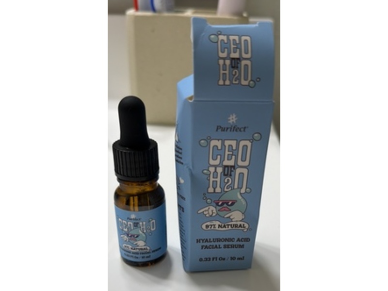 Purifect Ceo Of H₂O Hyaluronic Acid Facial Serum, 0.33 fl oz/10 mL