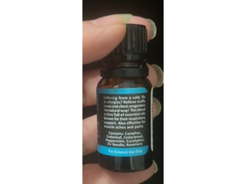 Plantlife Breath Easy 100% Pure Essential Oil Blend, .33 fl oz/10 mL