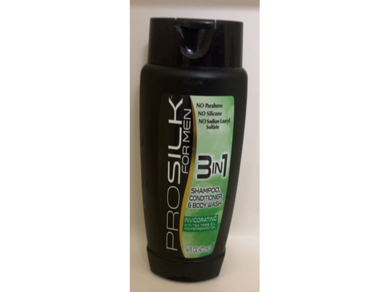 Pro Silk 3 In 1 Shampoo, Conditioner & Body Wash, 16 fl oz/473 mL