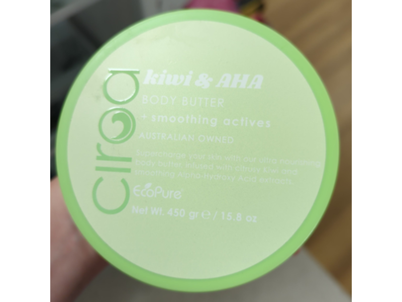 Ciroa Body Butter, Kiwi & AHA, 15.8 oz/450 g