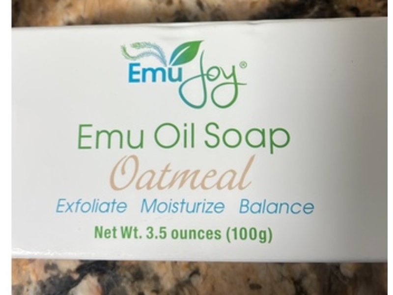 Emu Joy Emu Oil Soap, Oatmeal, 3.5 oz/100 g